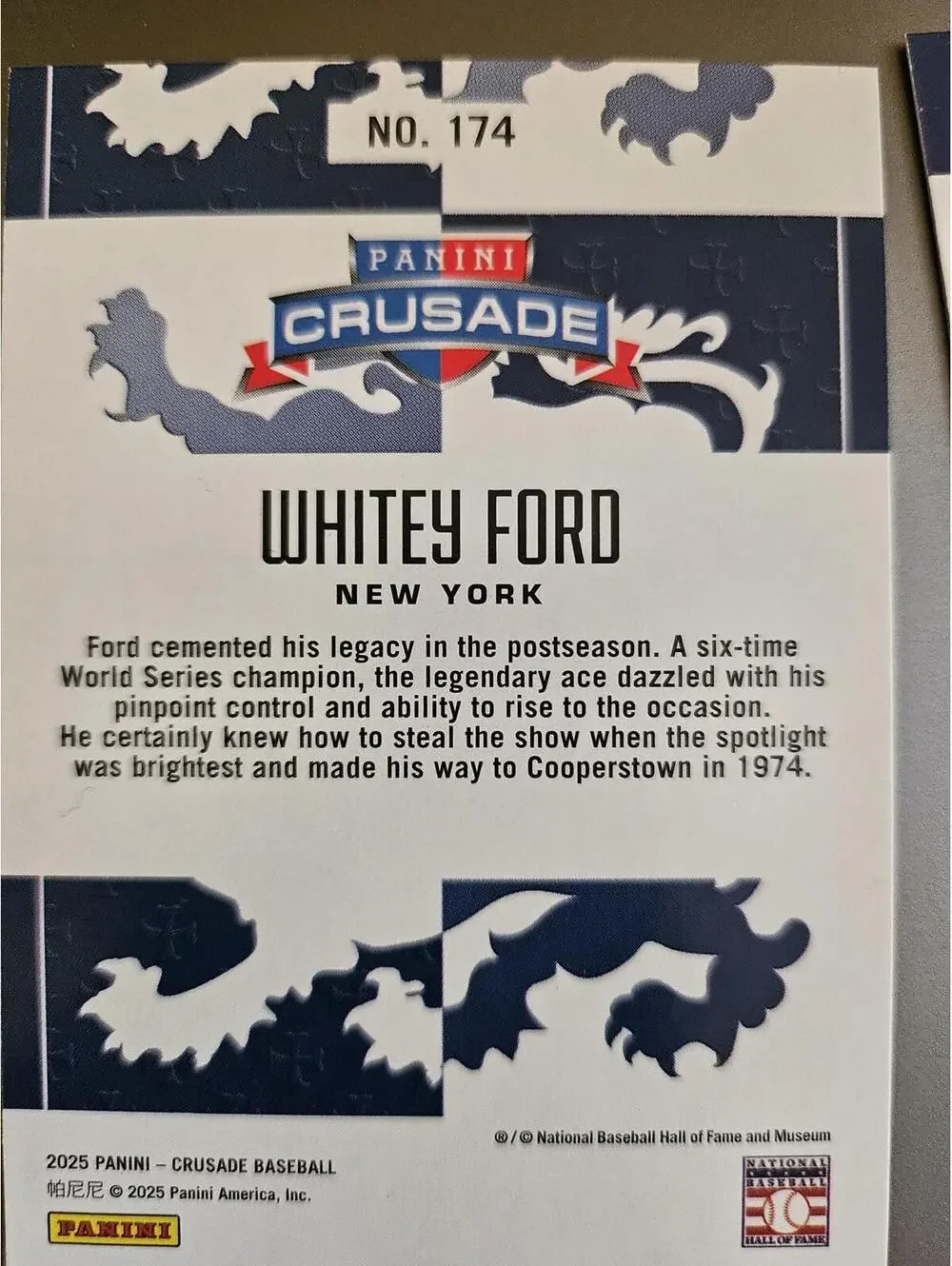 Panini 2025 crusade